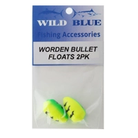 Wild Blue Tackle Wordens Bullet Floats Lime Tiger Qty 2 Thumbnail Wild Blue Tackle Wordens Bullet Floats Lime Tiger Qty 2