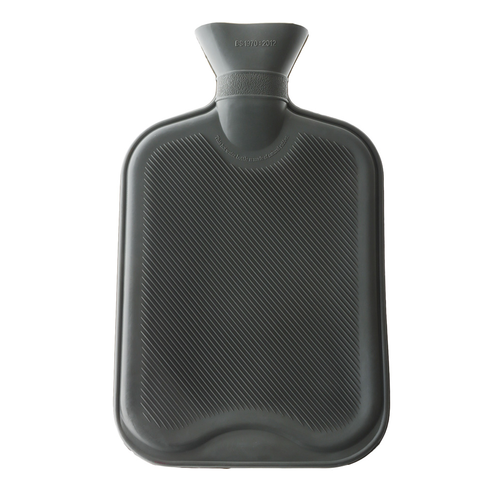Real Value Hot Water Bottle 2L Grey