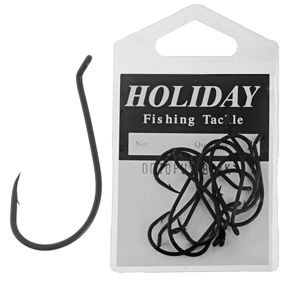 Holiday Octopus Beak Hooks 12/0 Qty 4