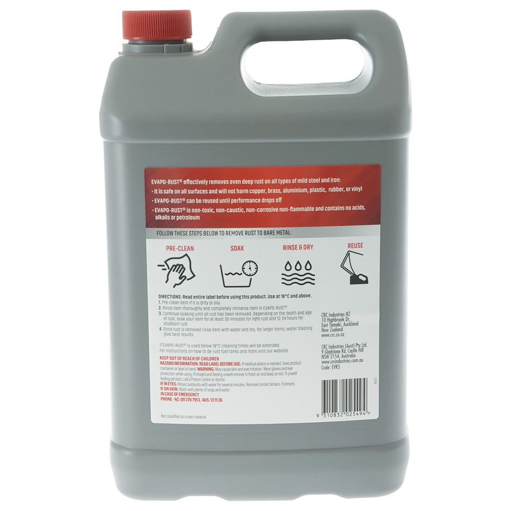CRC Evapo-Rust Super Safe Rust Remover 5L