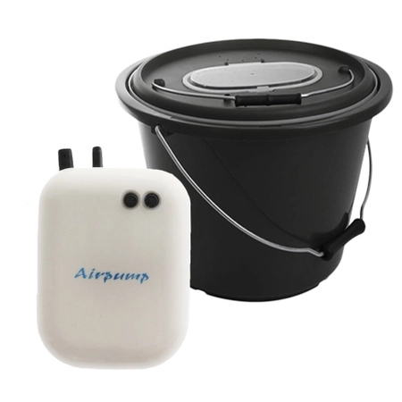 ManTackle Portable Live Bait Bucket with Aerator