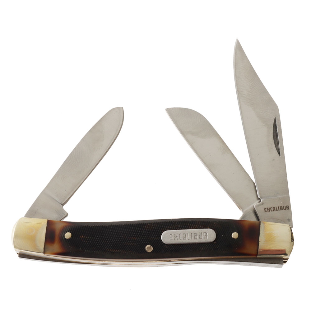 Excalibur Senior Stockman 3 Blades Folding Pocket Knife