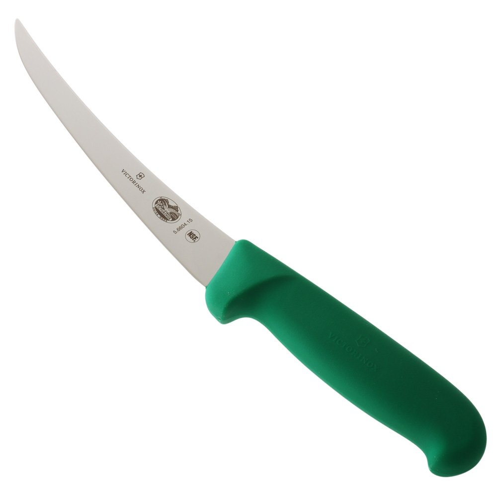 Victorinox Fibrox Boning Knife Green 15cm