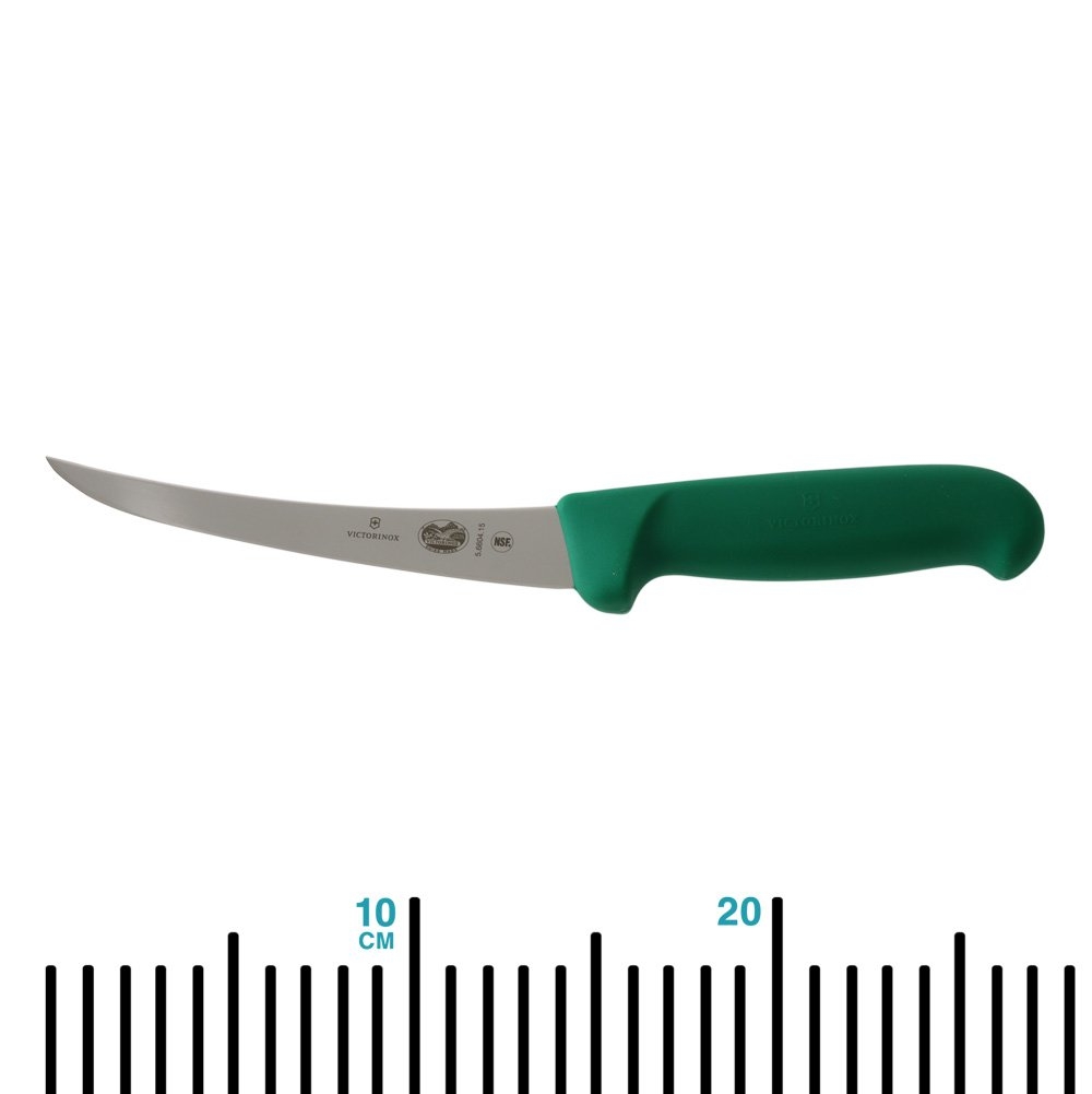 Victorinox Fibrox Boning Knife Green 15cm