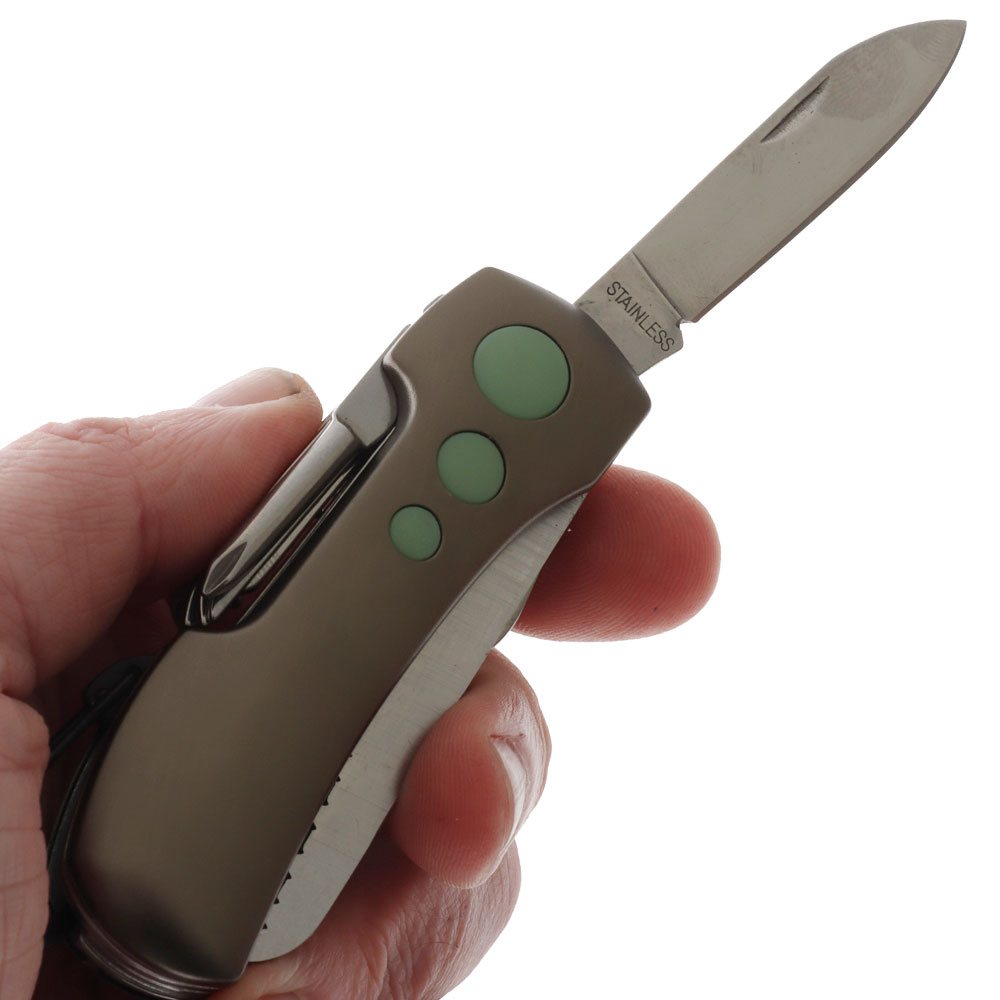 Multi-Function Pocket Knife with Plastic Handle 6cm