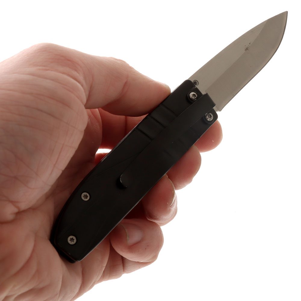 Folding Pocket Knife with ABS Handle 7.5cm Black