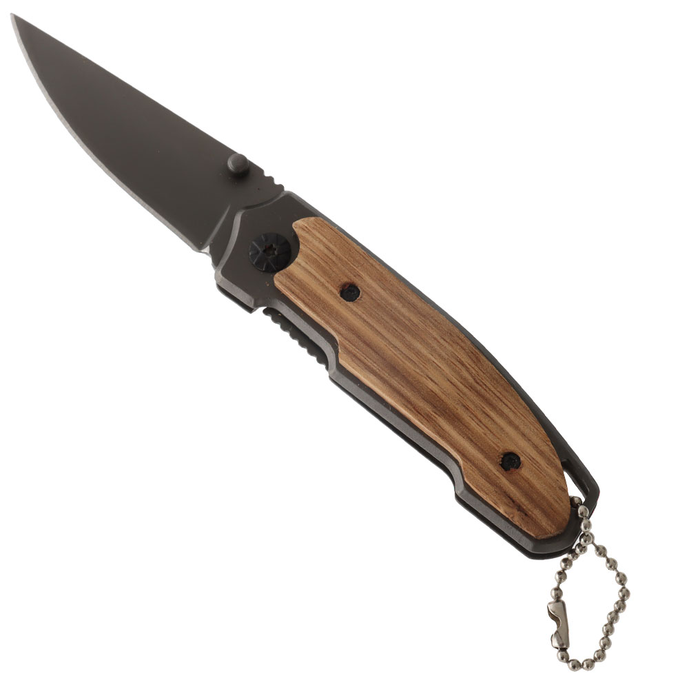 Folding Pocket Knife with Wooden Handle 6.4cm