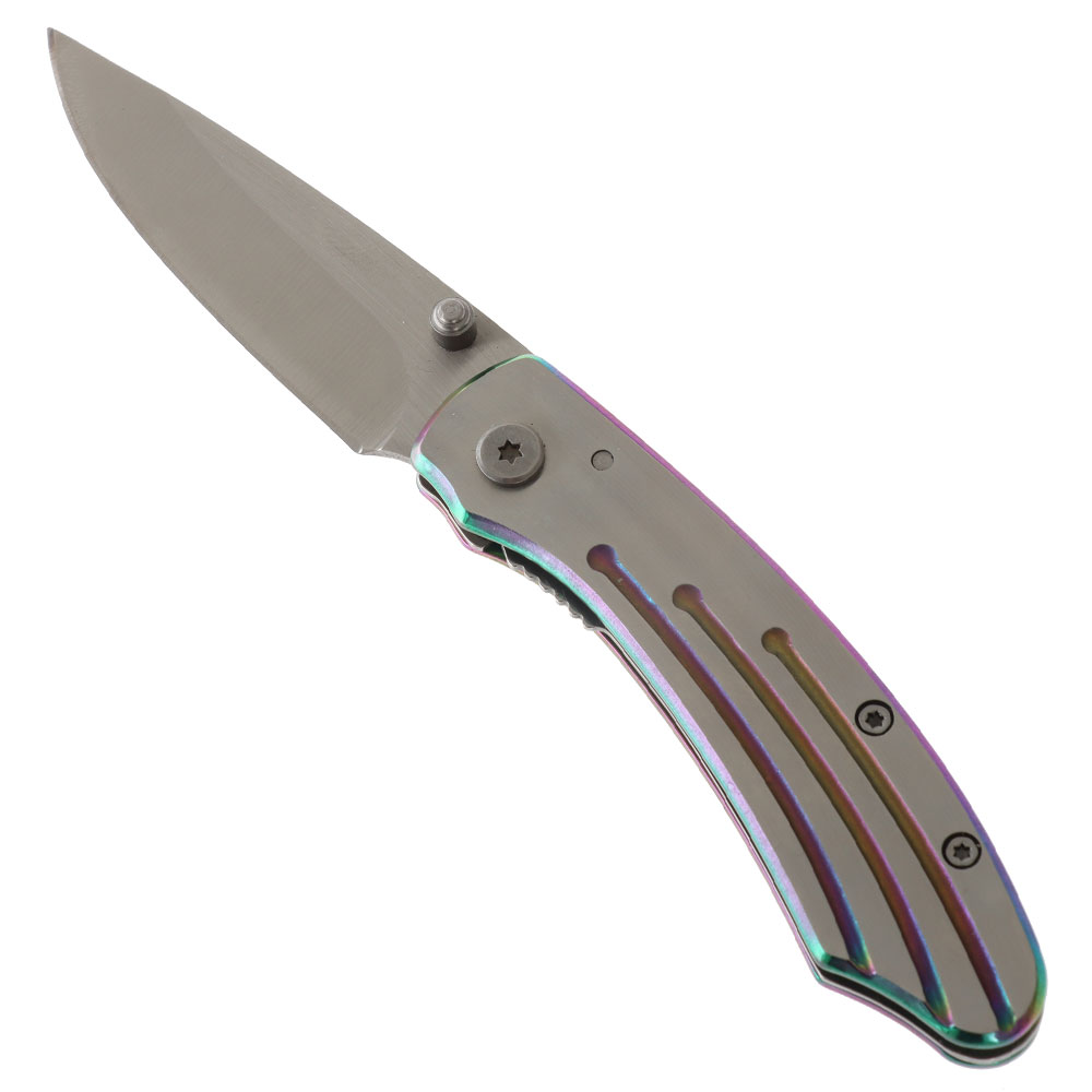 Folding Pocket Knife with Stainless Steel Handle 7cm