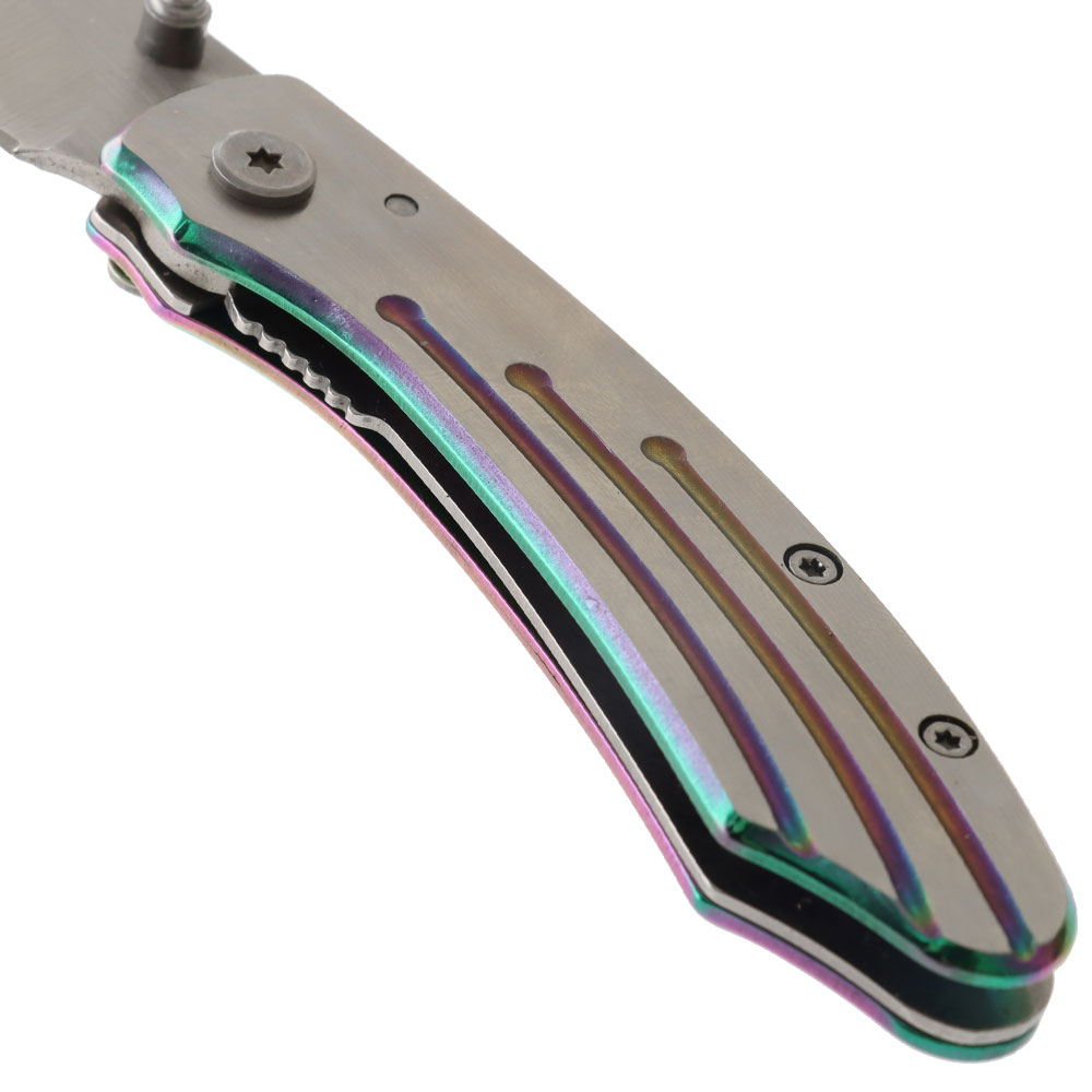 Folding Pocket Knife with Stainless Steel Handle 7cm