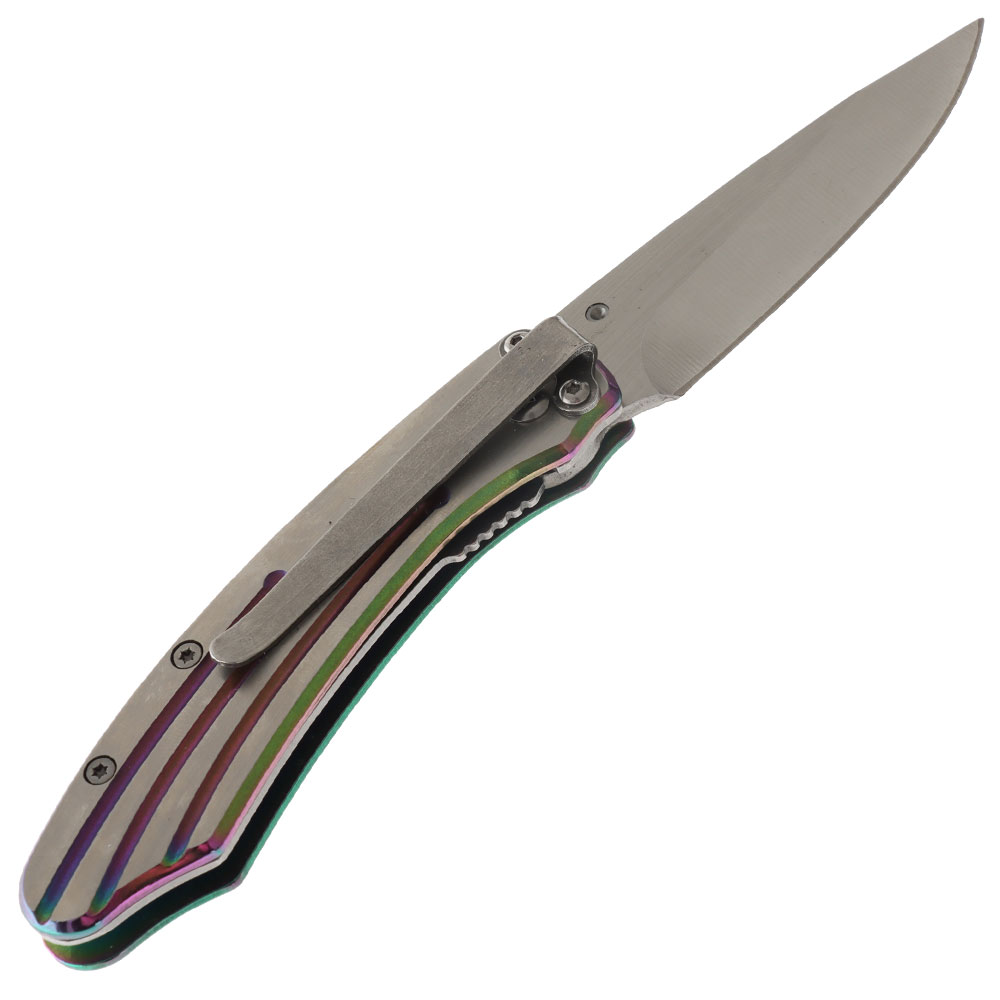Folding Pocket Knife with Stainless Steel Handle 7cm