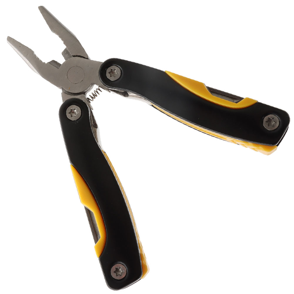 10-in1 Mini Multi Tool with Aluminium Handle Black