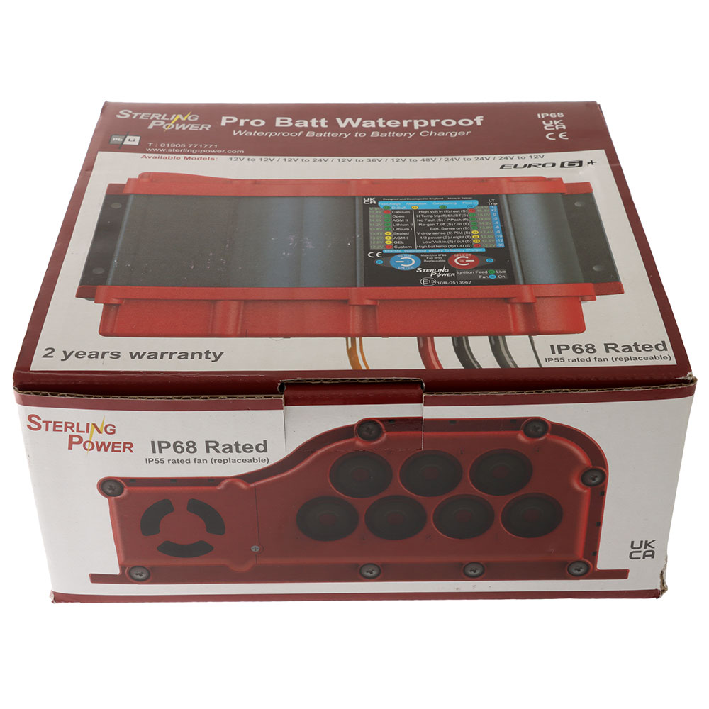 Sterling Pro Charge B Waterproof Battery-To-Battery Charger 12V-36V 30A