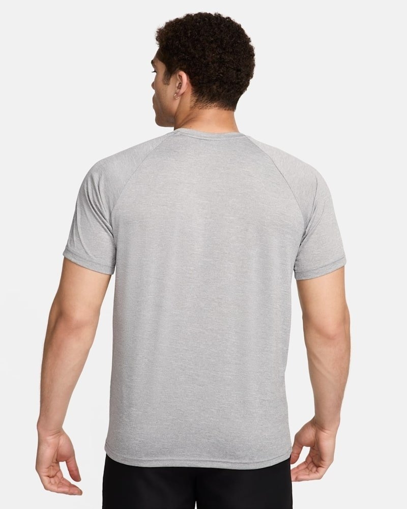 Nike Swim Heathered Short Sleeve Hydroguard Mens Swim Shirt