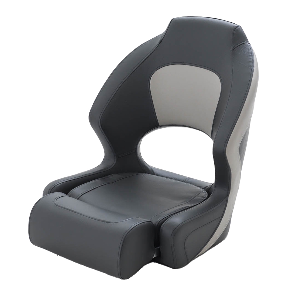 Springfield Deluxe Sport Flip-Up Boat Seat Charcoal/Grey
