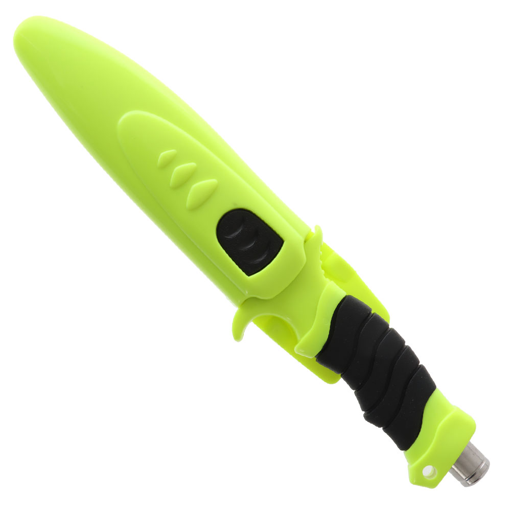 Sea Harvester Hi-Vis Paua Dive Knife with Sheath 14cm