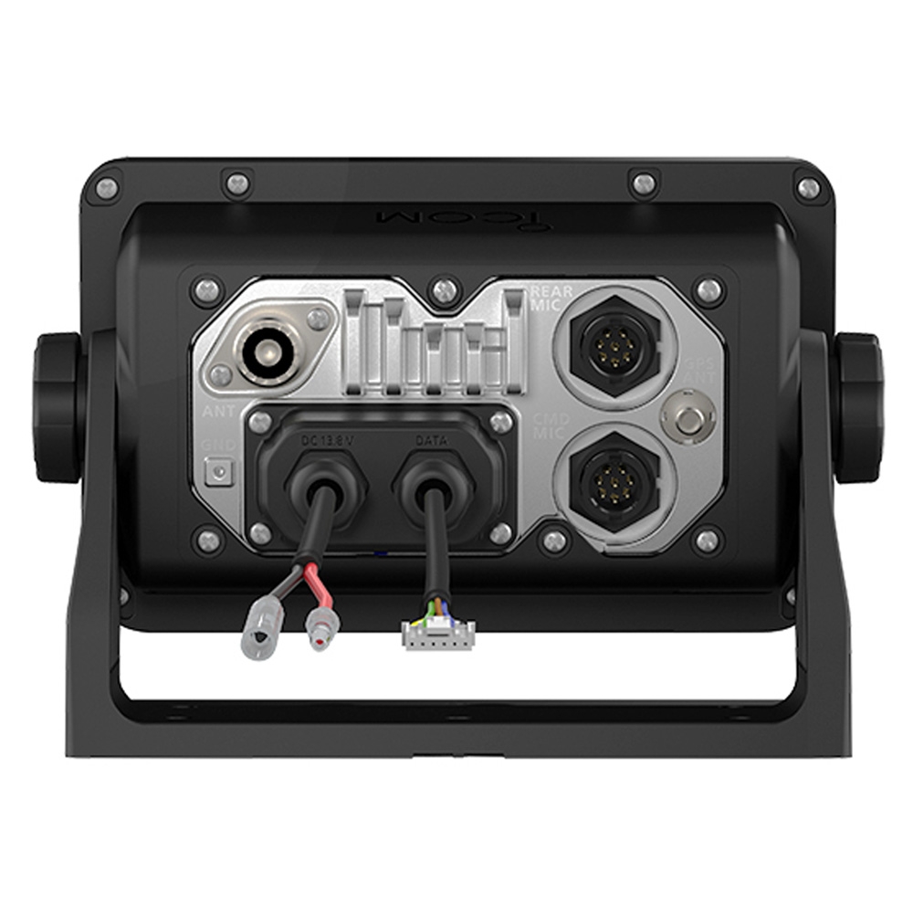 Icom IC-M510 Fixed Mount VHF/DSC Marine Transceiver with AIS/NMEA Rear Mic