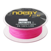 NOEBY Infinite II X8 PE Braid Pink 300m 20lb 0.190mm Thumbnail NOEBY Infinite II X8 PE Braid Pink 300m 20lb 0.190mm