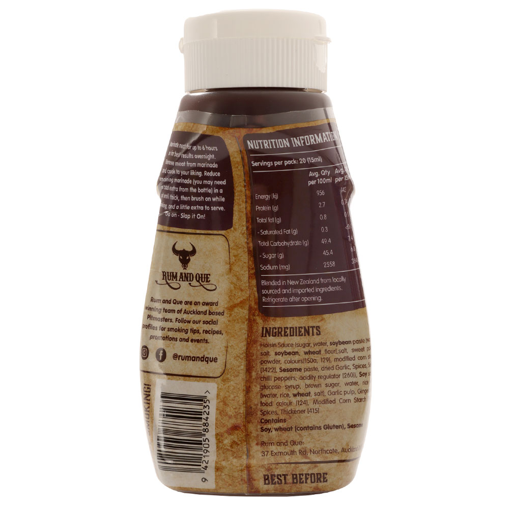 Rum and Que Char Siu Chinese Style BBQ Sauce 300ml