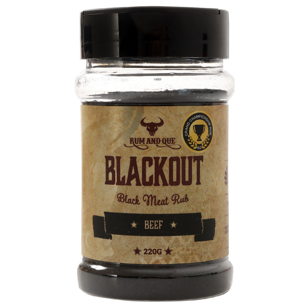 Rum and Que Blackout BBQ Rub 220g