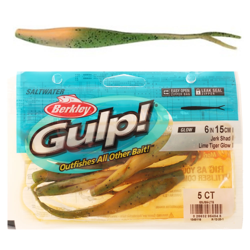 Berkley Gulp Jerk Shad Soft Bait 6in/15cm