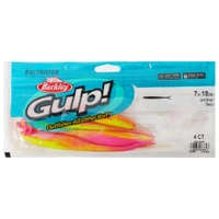 Berkley Gulp Saltwater Jerk Shad Soft Bait 18cm Disco Qty 4 Thumbnail Berkley Gulp Saltwater Jerk Shad Soft Bait 18cm Disco Qty 4