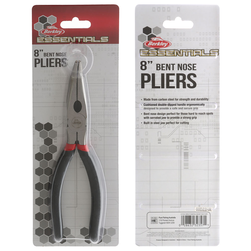 Berkley Essentials Bent Nose Pliers 8in