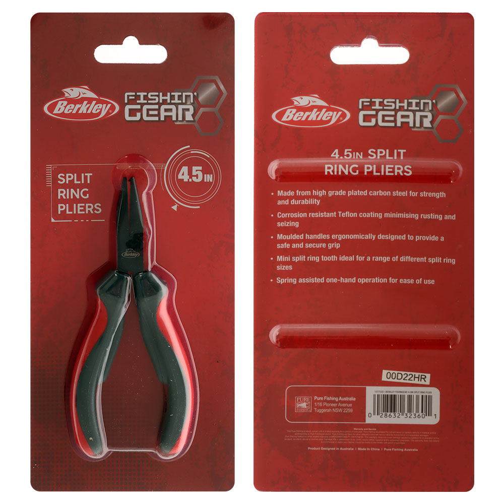 Berkley Fishing Gear Split Ring Pliers 4.5in