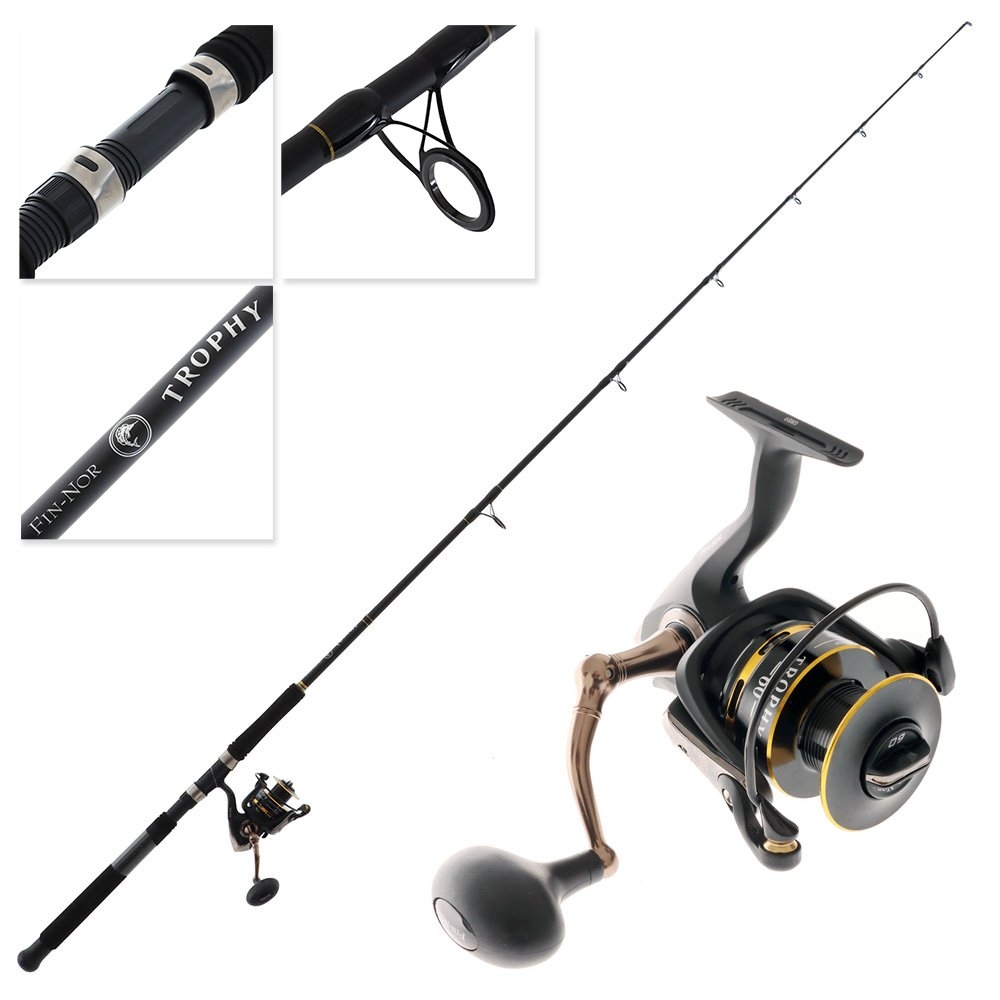 Fin-Nor Trophy 60 Spinning Combo 7ft 12-20lb 1pc