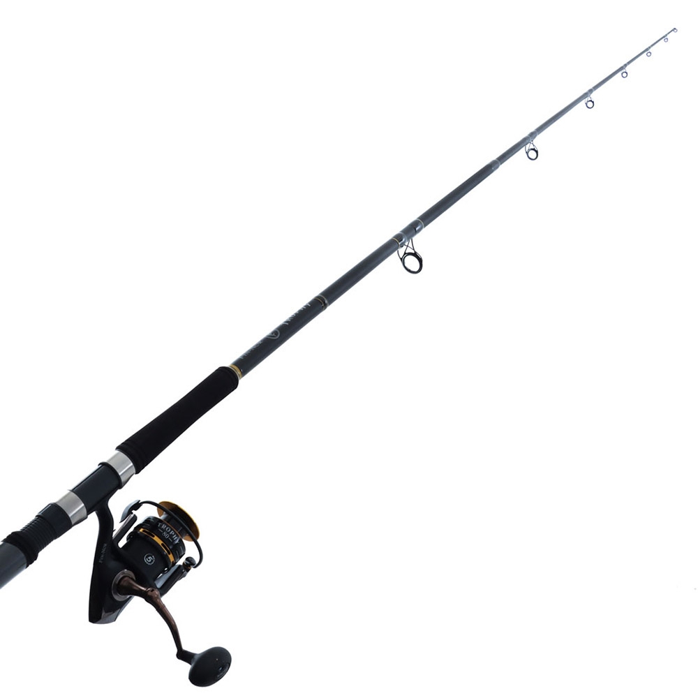 Fin-Nor Trophy 80 Spinning Rock Combo 10ft 15-40lb 2pc