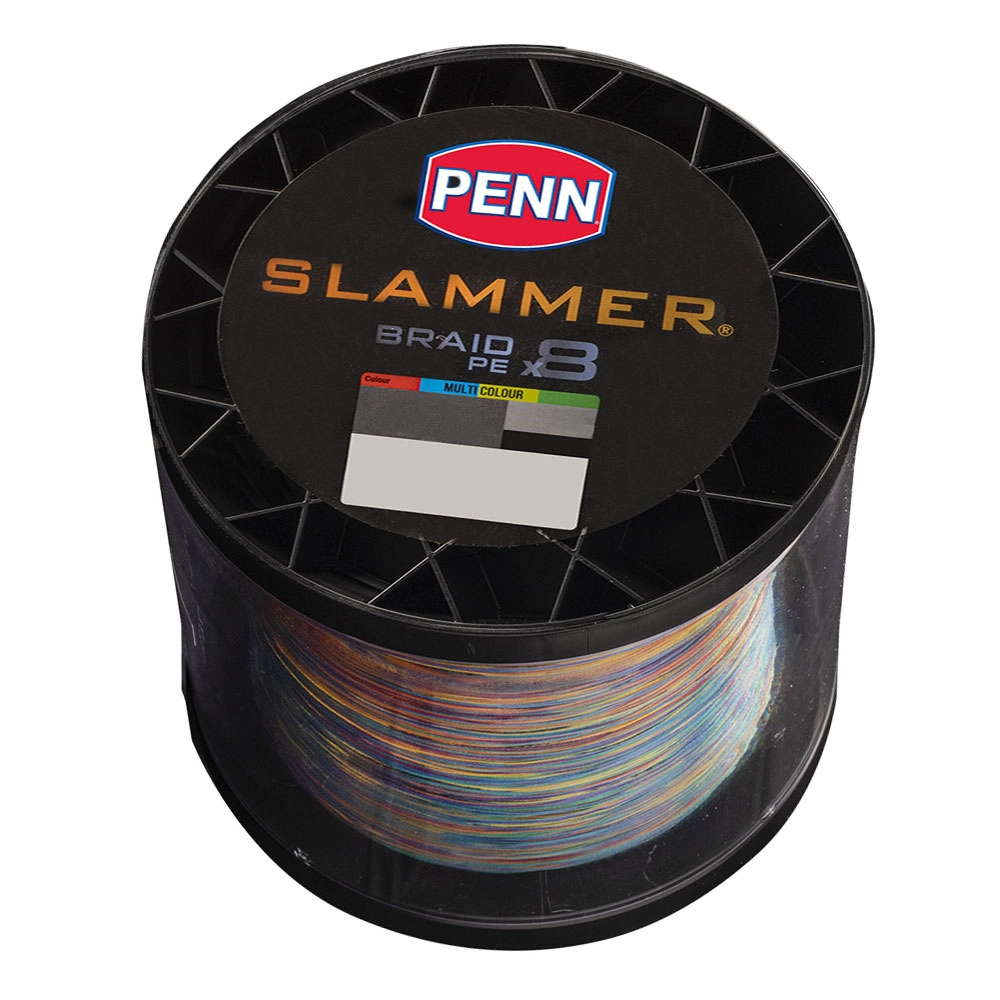 PENN Slammer Superline X8 Multicolour Braid 400m 50lb PE5 0.33mm PENN Slammer Superline X8 Multicolour Braid 400m 50lb PE5 0.33mm