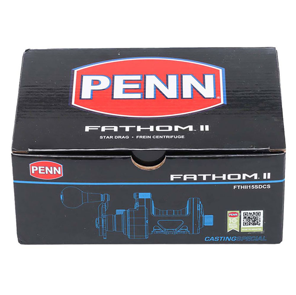PENN Fathom II 15 Star Drag CS Overhead Reel