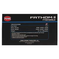 PENN Fathom II 10XN Lever Drag Reel Thumbnail PENN Fathom II 10XN Lever Drag Reel