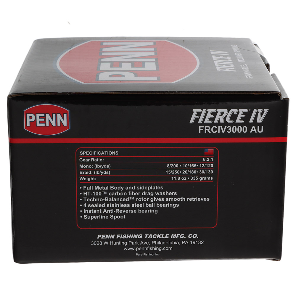 PENN Fierce IV 3000 Spinning Reel