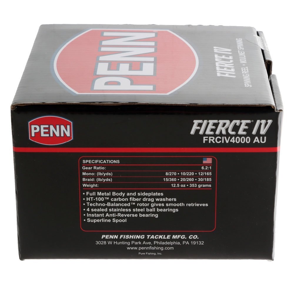 PENN Fierce 4000 IV Shimano Divergex Slow Jig Combo 6ft 6in 20lb 1pc