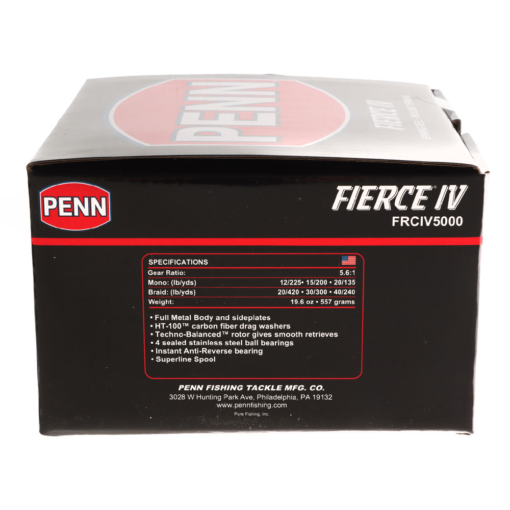 PENN Fierce IV 5000 Spinning Reel
