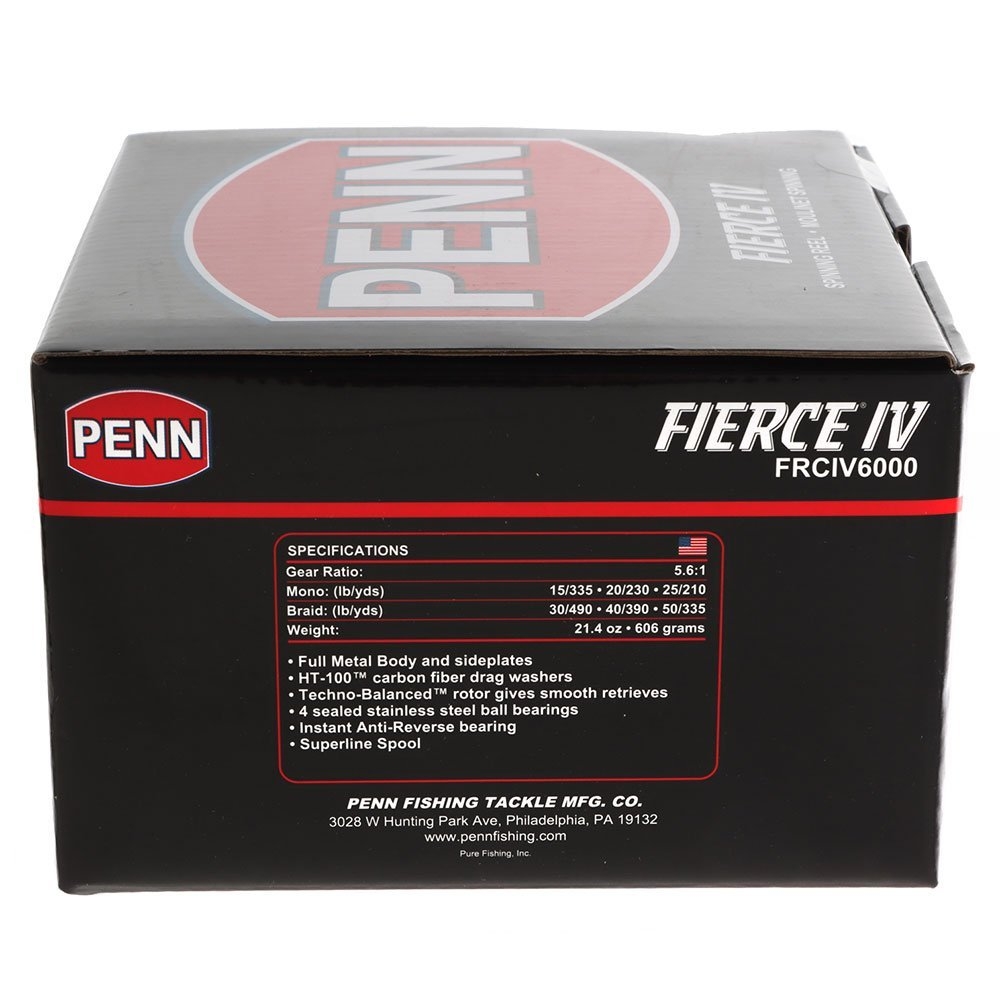 PENN Fierce 6000 IV Spinfisher Boat Fishing Combo 7ft 8kg 1pc