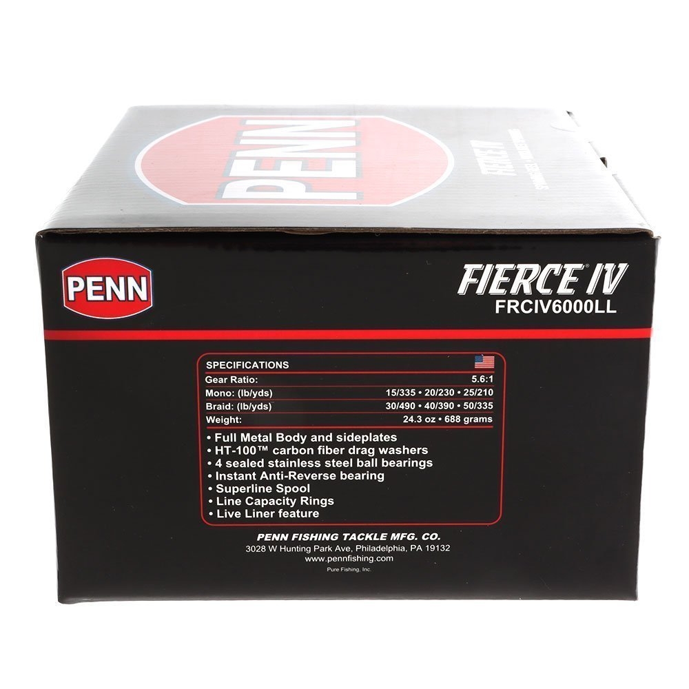 Penn Fierce Live Liner 6000 BF-R Baitrunner Boat Strayline Combo 6ft 10in 10kg 1pc