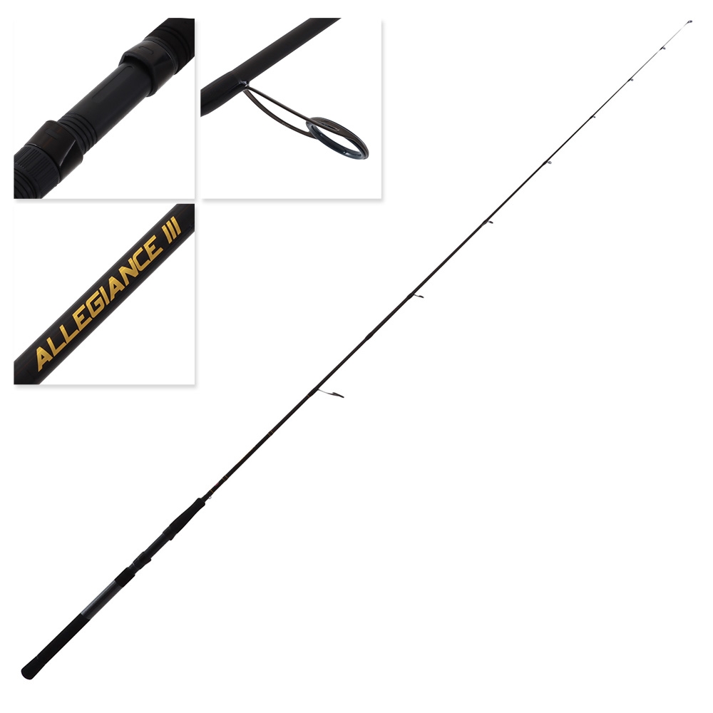 PENN Allegiance III 722M Spinning Softbait Rod 7ft 2in 4-8kg 2pc