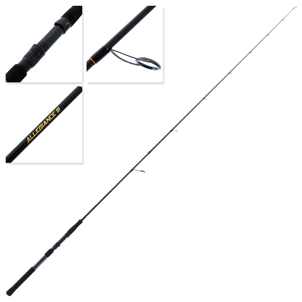 PENN Allegiance III 722MH Spinning Softbait Rod 7ft 2in 6-10kg 2pc