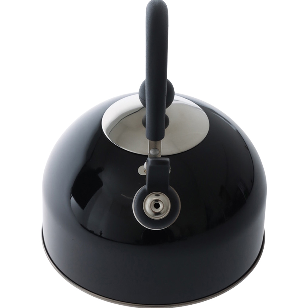Stainless Steel Whistling Kettle Black 2.5L