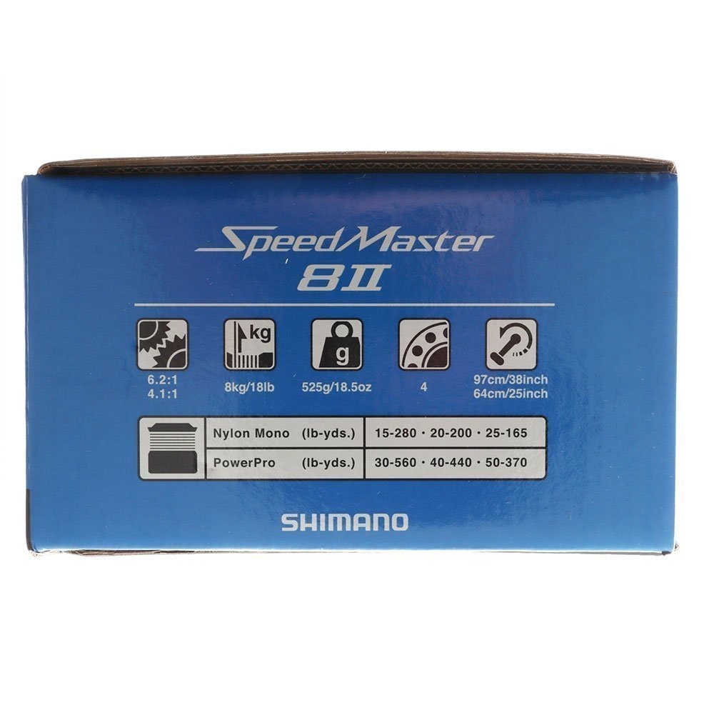 Shimano SpeedMaster LD II 8 2-Speed Taipan Heavy Overhead Boat Combo 6ft 6in 10-15kg 2pc