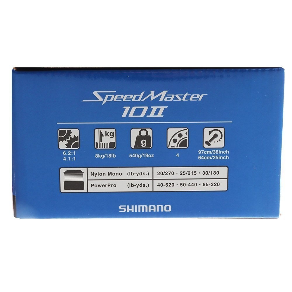 Shimano SpeedMaster LD II 10 2-Speed Taipan Heavy Overhead Boat Combo 6ft 6in 10-15kg 2pc