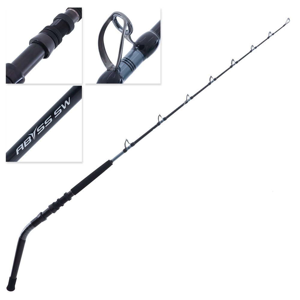 shimano bent butt rod Piscifun Saltflow BentButt Offshore Saltwater Boat XH 100-250lb 70 Saltflow delivers unmatched strength Shimano Status Bluewater 5'6'' 50-80lb