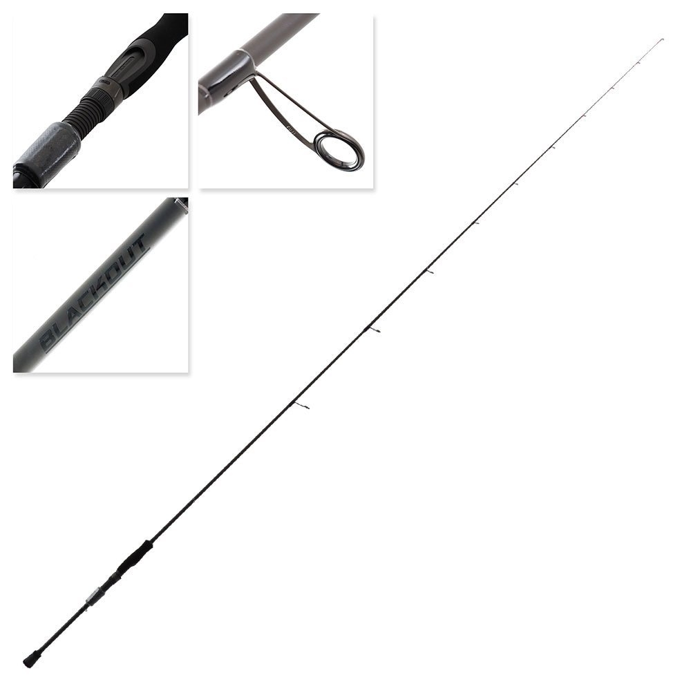 Abu Garcia Revo Rocket 3000S Shimano Blackout Canal Fishing Combo 8ft 2in 4-10lb 2pc
