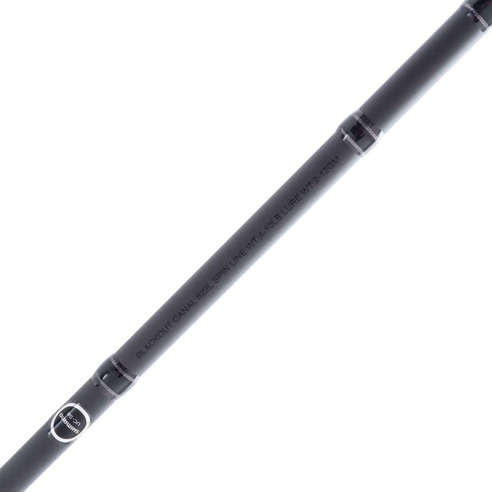 Abu Garcia Revo Rocket 3000S Shimano Blackout Canal Fishing Combo 8ft 2in 4-10lb 2pc