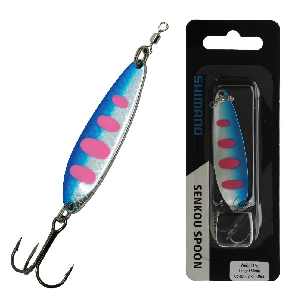 Shimano Senkou Spoon Lure 19g UV Blue/Pink