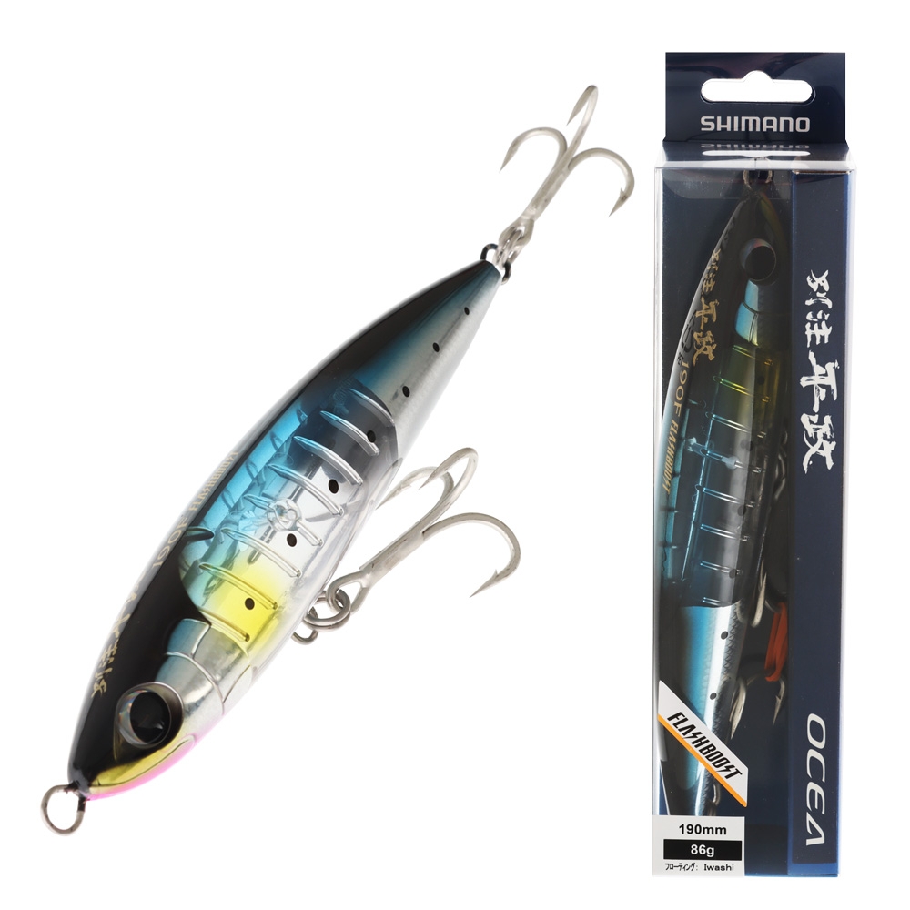 Shimano Ocea Bettyu Hiramasa Flash Boost Floating Stickbait 190mm 86g Sardine
