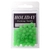 Holiday Glow Fishing Beads Green 8x12mm Qty 32