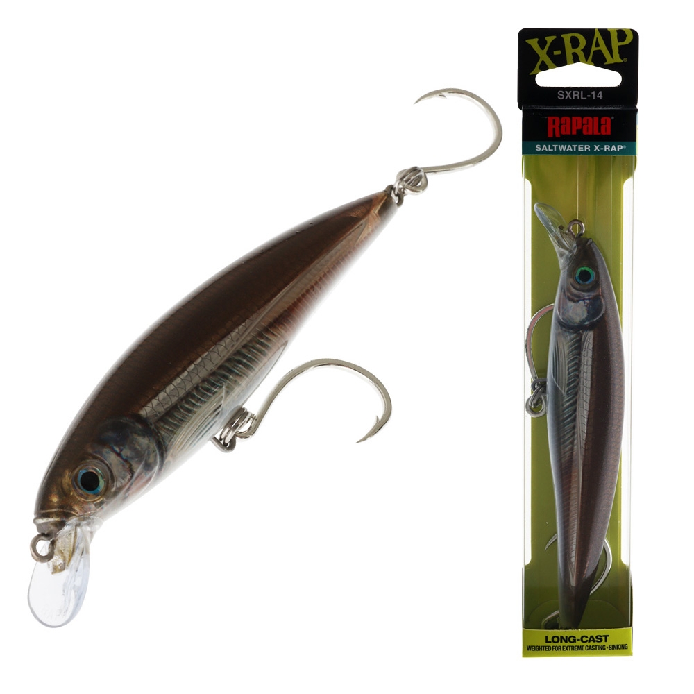 Rapala X-Rap Saltwater Long Cast Lure 14cm 54g Mangrove Minnow
