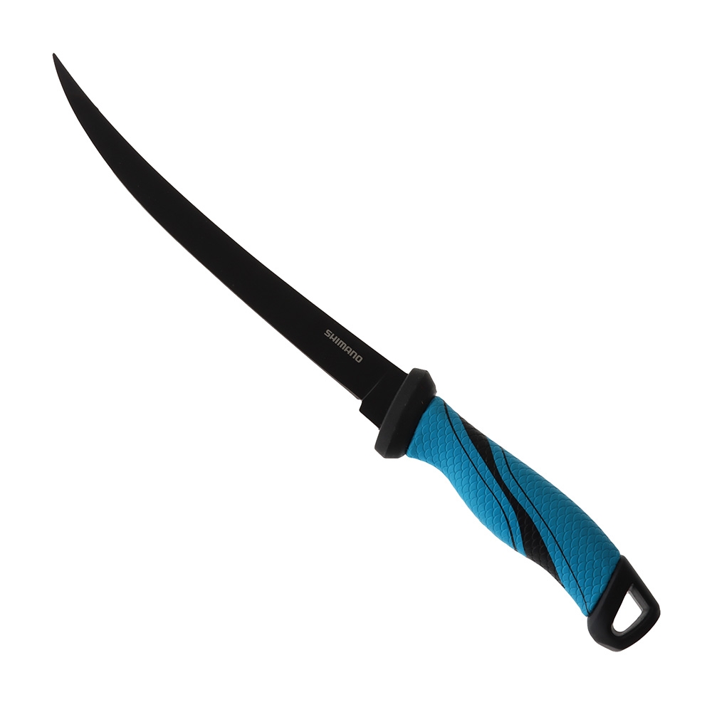 Shimano Performance Non-slip Polymer Grip Fillet Knife with Sheath 23cm
